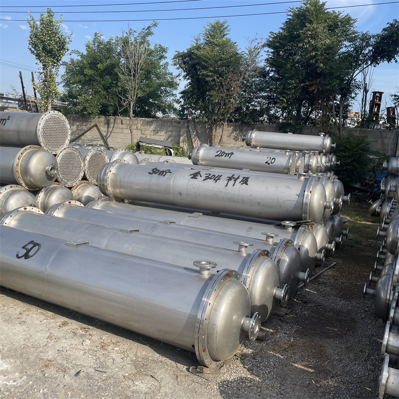 出售二手冷凝器  真空冷凝设备 工业不锈钢冷却设备