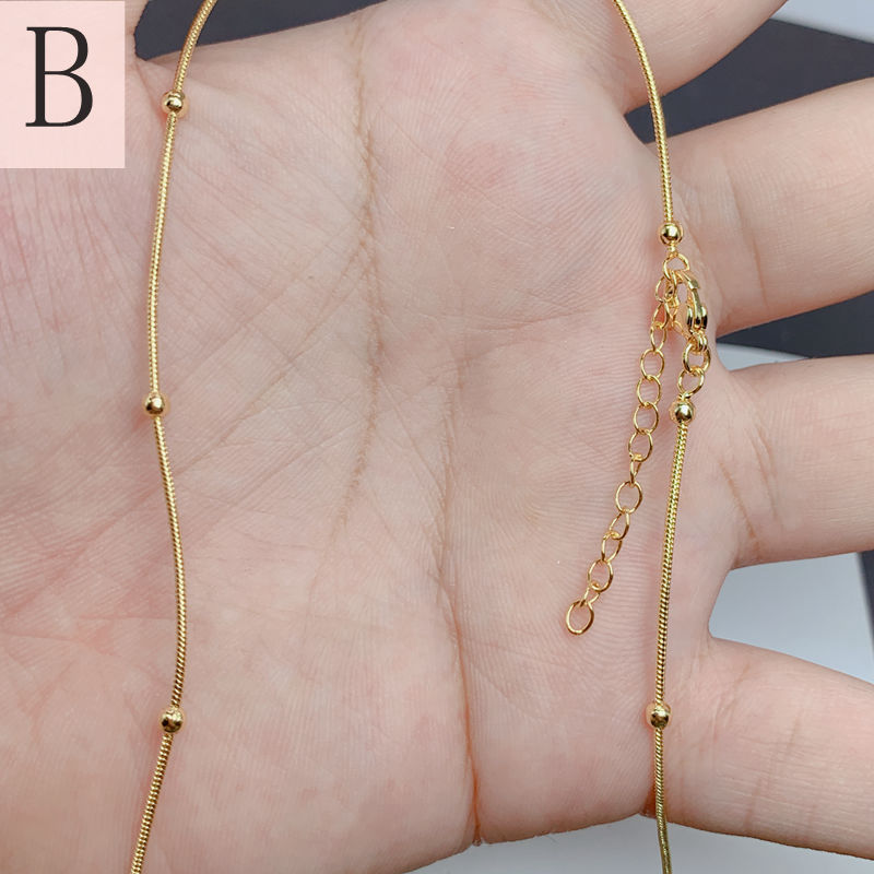 3g Weight Chain Jewelry Making Type DIY Jewelry Accessories Classification 1 Piece Quantity Copper Material Solid Color Pattern Plating Design Simple Style, Classic Style Style 1 Piece Copper Jewelry Accessories 6