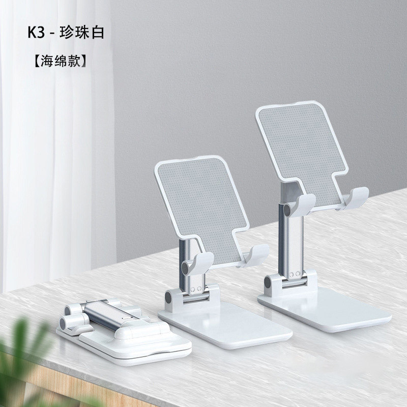 Soporte para teléfono móvil al por mayor, barato, de escritorio, plegable, elevable, portátil, para tableta, con logotipo para fotografía, transfronterizo