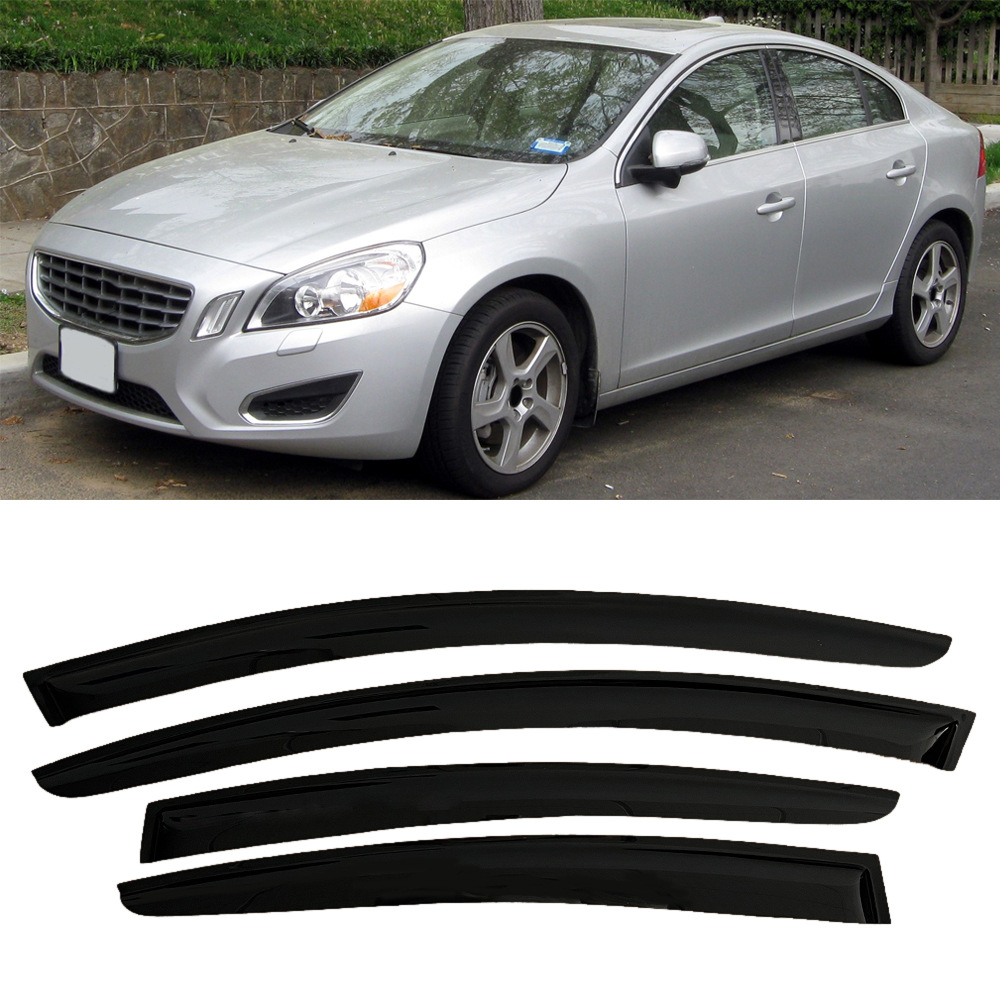 Volvo Wind Deflectors Side Window for Volvo S60 2011-2017 (Rain shield) - for-volvo-s60-2011-20174pcs