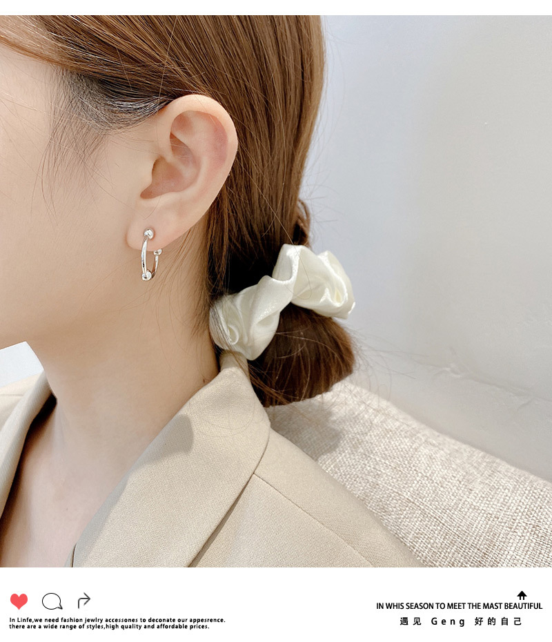 Asymmetric Chain Lock Earrings Korea Temperament Earrings display picture 8