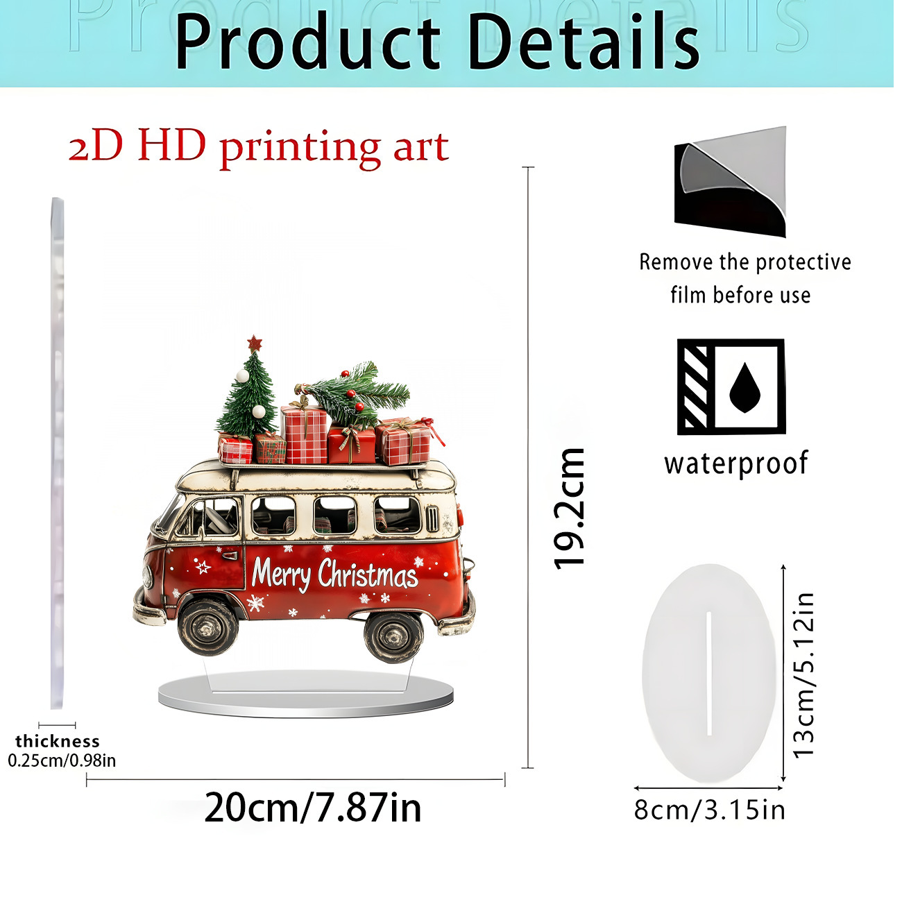 2026 nuevos productos transfronterizos Navidad Hot Sale Festival creativo temporada atmósfera decoración artesanía acrílica 2D image 18