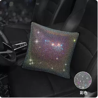 rearview mirror safety shoulder cover Sürətlər qutusu və əl tormozu başlıqları - color-diamond-one-gypsophila-pillow