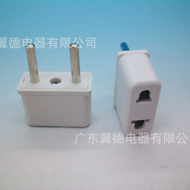 YD-9620美式转欧式转换插头 欧规转换插座 9620欧盟插头转换器