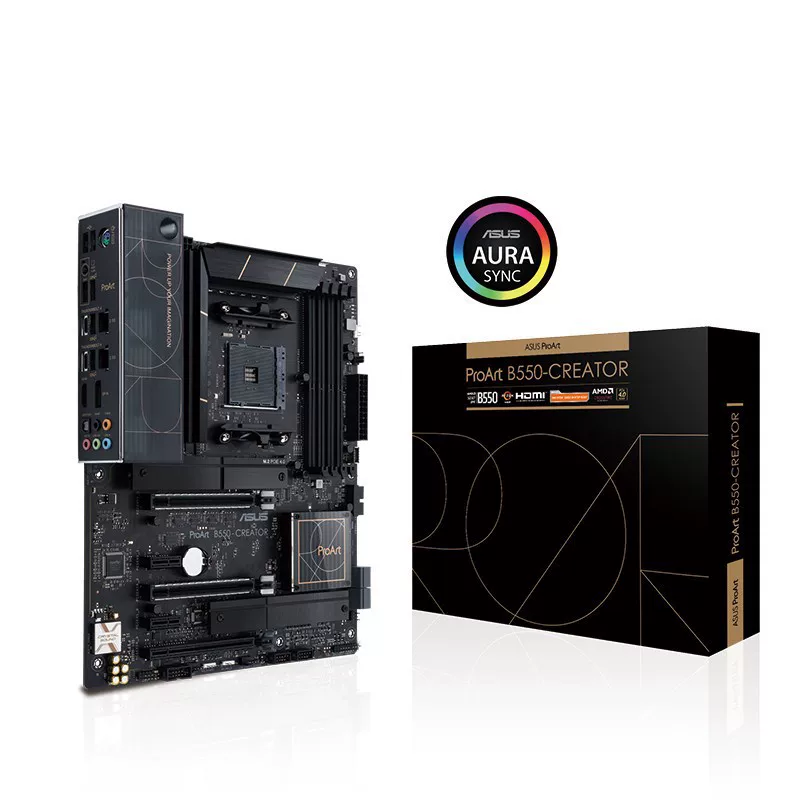 Applicable workstation AMD ASUS ProART B550-Creator Industry Main Board supports 5000 Series
