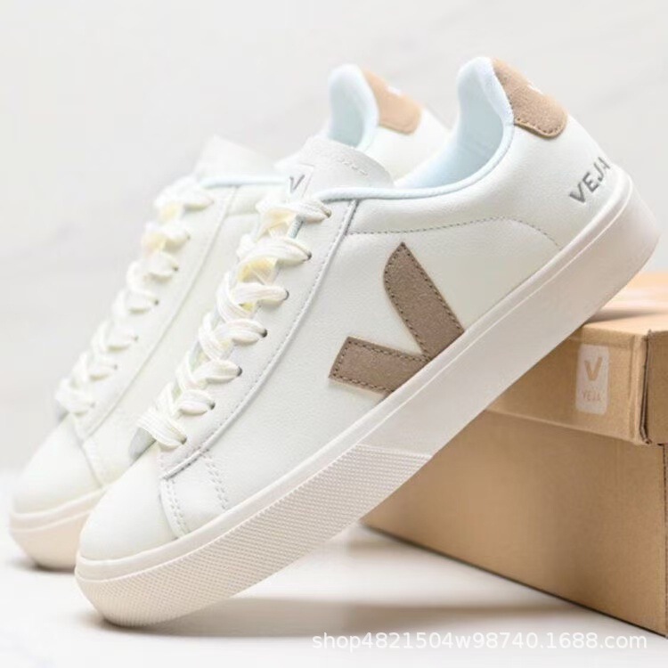 フランス Veja ホワイトシューズ V 字型男性と女性のカップルシューズ通気性のあるカジュアルスニーカー多用途の白い靴|undefined