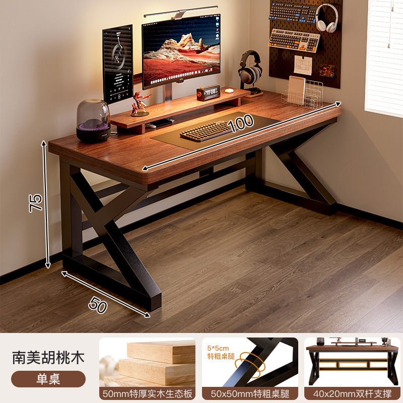 Mesa de computadora de madera de escritorio mesa de deportes electrónicos dormitorio escritorio de escritorio para adultos