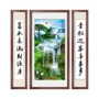 客厅新款流水满钻十字绣