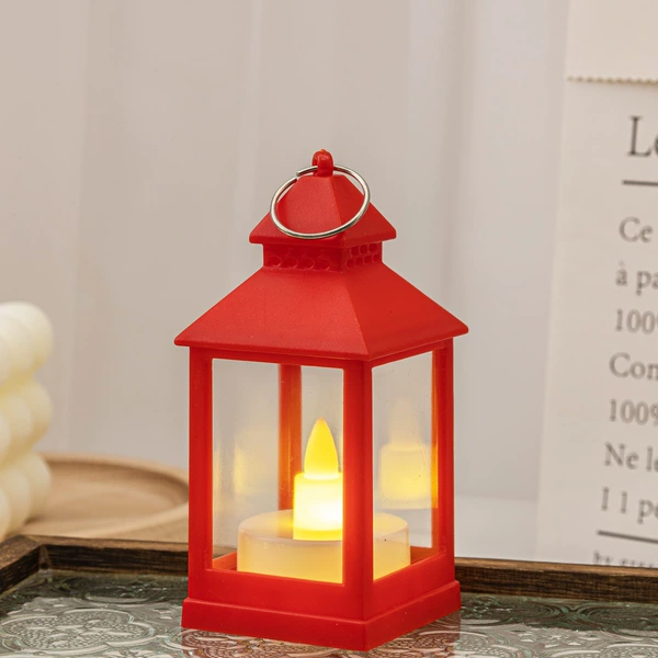 Mini four -corner wind lanterns [Red]