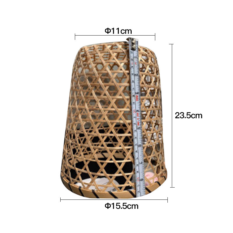 Transfronteriza personalizada de vidano lámpara de viento candelabro tejido a mano sombra de lámpara de piso decoración de patio exterior atmósfera linterna decoración