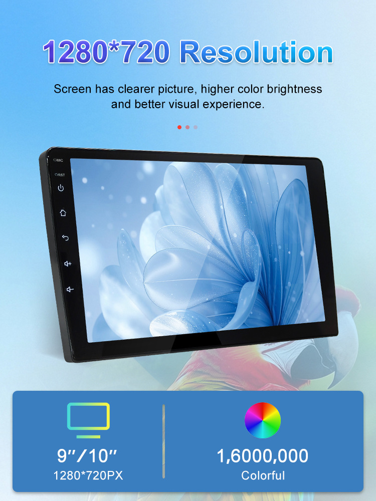 Cross-Border Factory 7/9/ 10inch Universal Android Car Navigation Touch Screen Player with Carplay