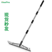 亚马逊热销可零售可拆卸农用耙子松土耙园林耙子花园耙铁耙