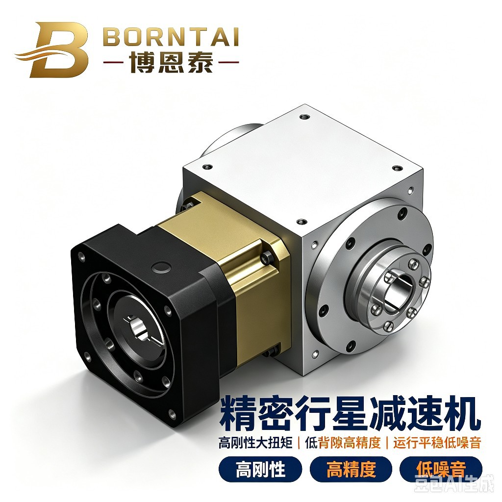 精密转向箱 AT110减速机带行星减速机 配伺服步进 T型换向器.