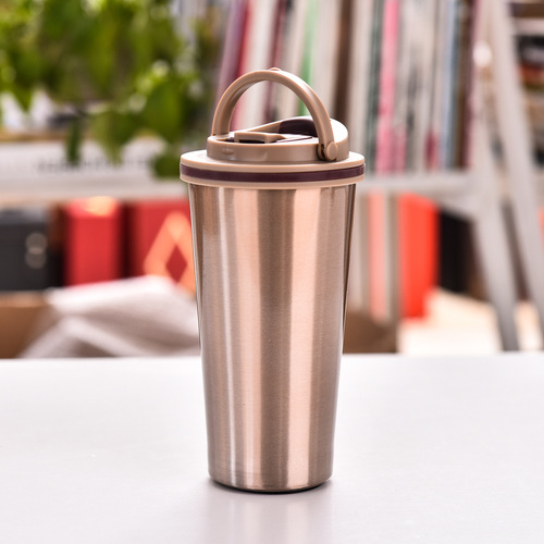 Manufacturer wholesale thermos cup milk tea coffee cup portable men and women accompanying stainless steel mug gift logo water cup