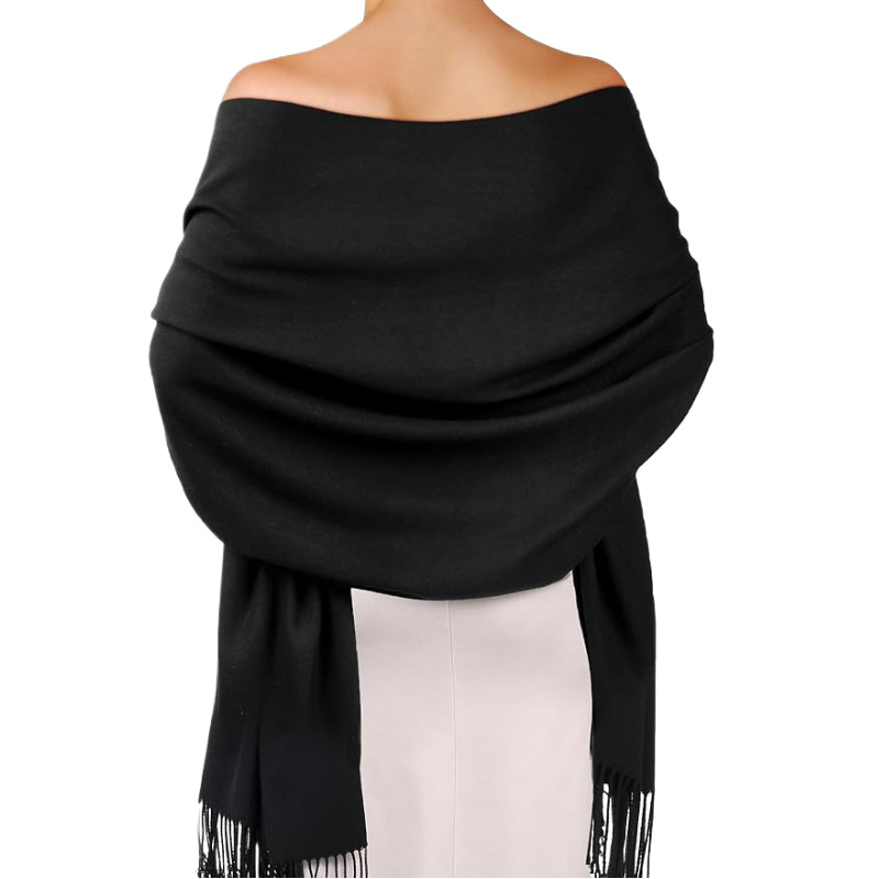 Damenmode Langer Schal Winter Warm Großer Schal Abendkleid Kaschmirschal Hochzeitsschal Weich_voghion.com