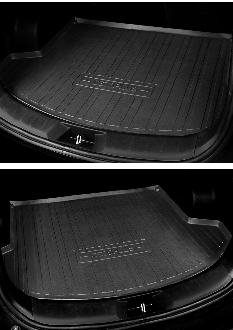 Suitable for All Models Tpe Trunk Mat Fully Surrounded Wear-Resistant Waterproof Environmentally Friendly Odor-Free Car Trunk Mat