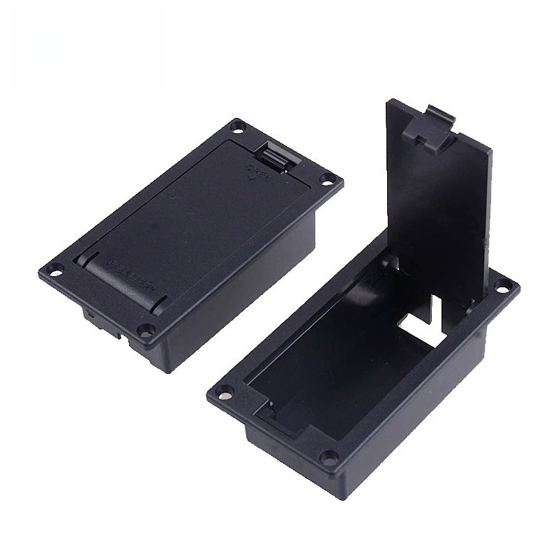 Battery case, guitar, 9v