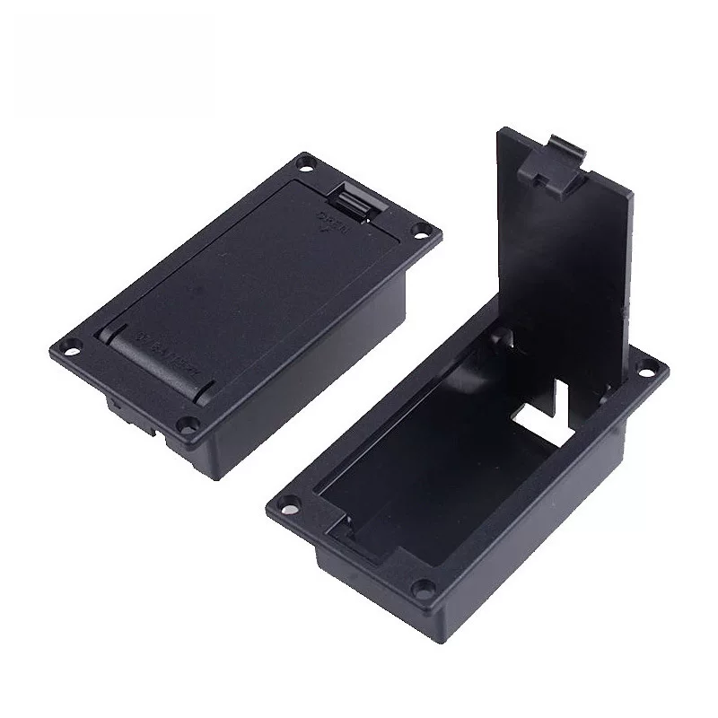 Battery case, guitar, 9v