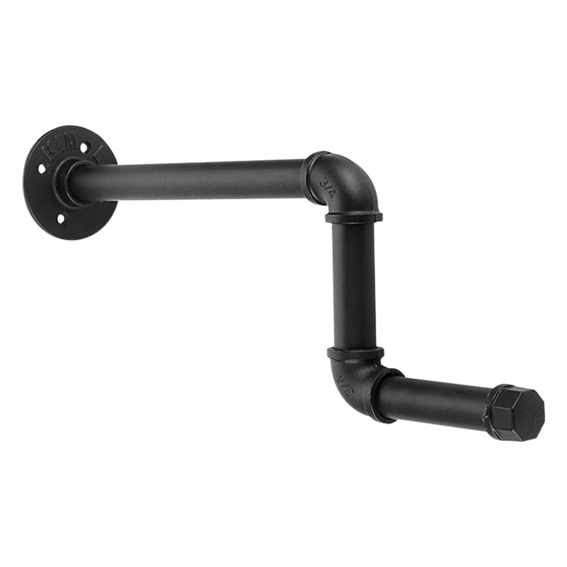 Soporte de tubería americana ropa industrial pared estante decoración del hogar pared pantalla palabra en forma de Z ropa rack