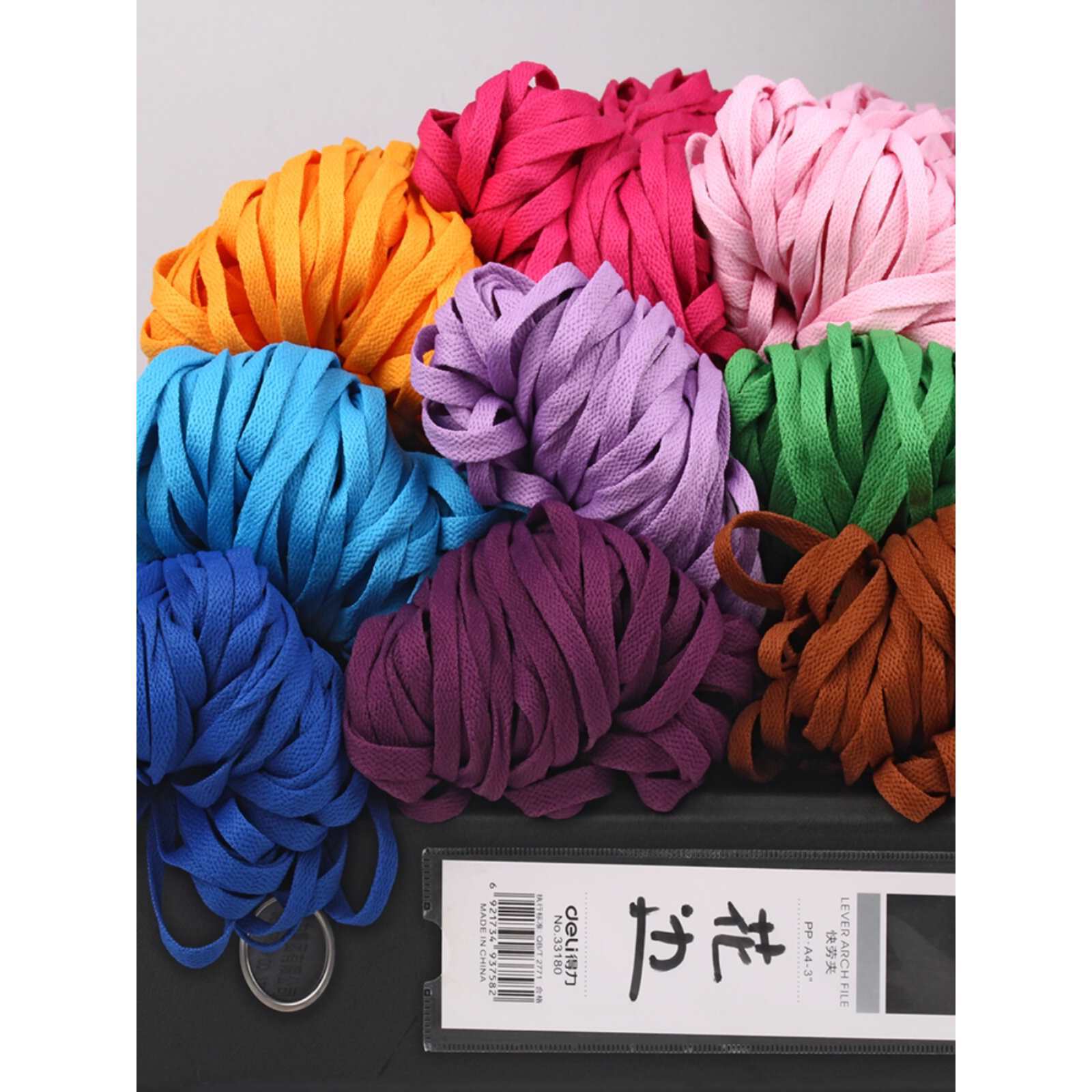 Qora-oq rangli 8mm keng oyoq tasmalari