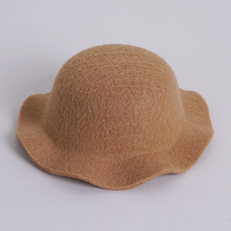 Labu nuevo sombrero de feltero abierto sombrero de cúpula sombrero accesorios de moda sombrero mini sombrero muñeca