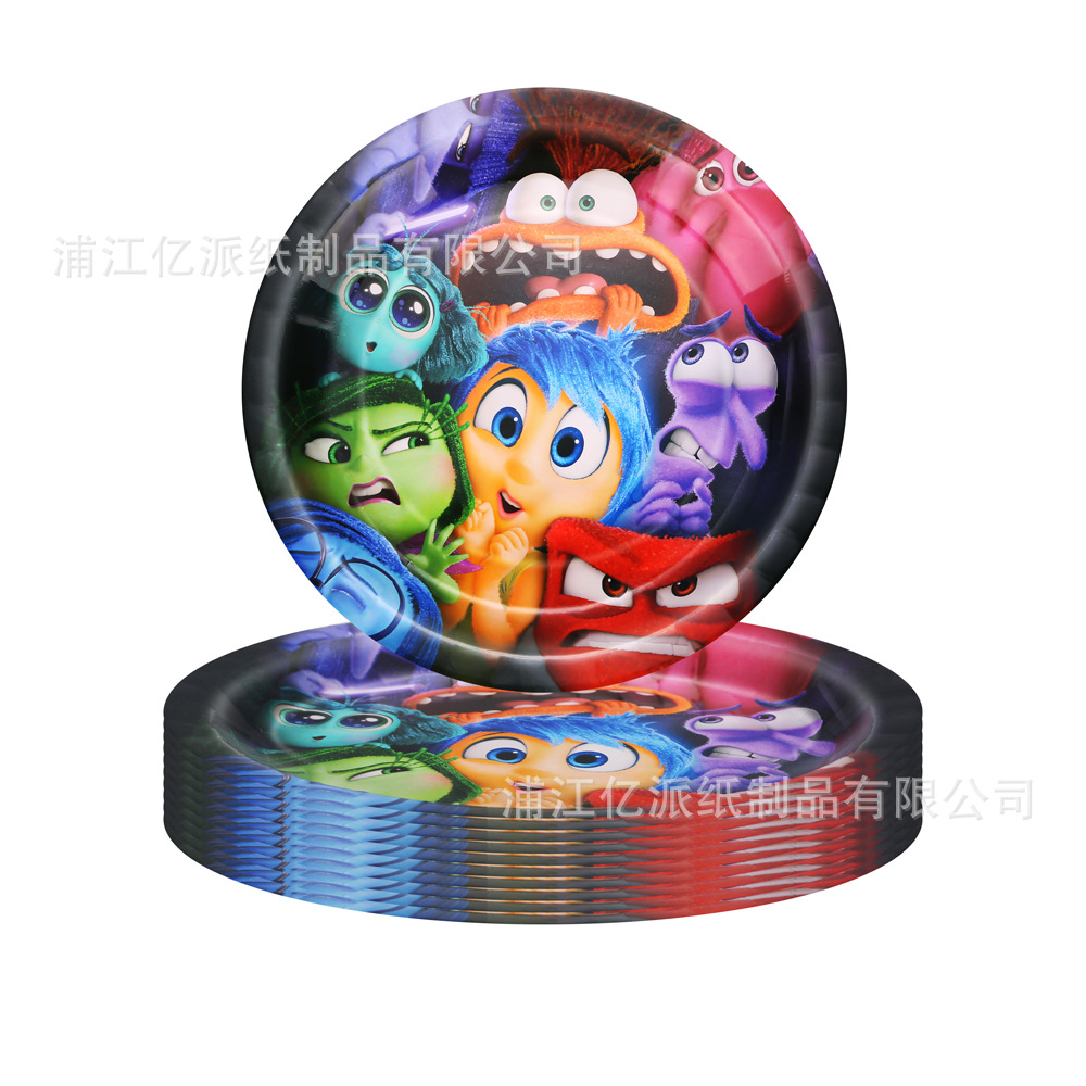 Nueva mente agente de cumpleaños decoración cubiertos bolsas de regalo artículos bandejas de papel bandejas de papel tazas temu ventas calientes