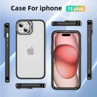 新品天空之镜适用iPhone 15 plus (6.7)保护套五金支架五金按键五