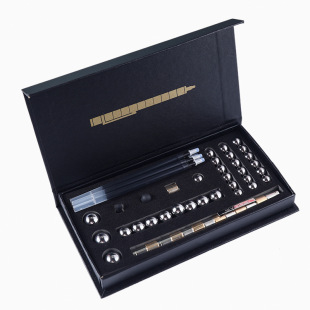 Creative Metal Magnetic Pen with Printable Logo, Fun Decompression Student Writing Gel Pen, Holiday Event Gift Pen