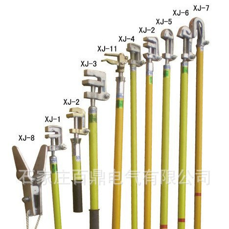 百鼎供应 XJ接地线操作杆 螺旋线夹接地棒 高压接地线操作杆10kv