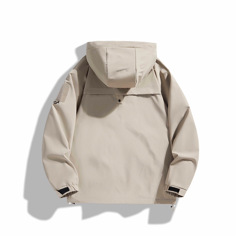 2024 nueva primavera y otoño vestir de asalto chaqueta de hombre función de viento herramientas al aire libre impermeable abrigo de otoño para hombres y mujeres