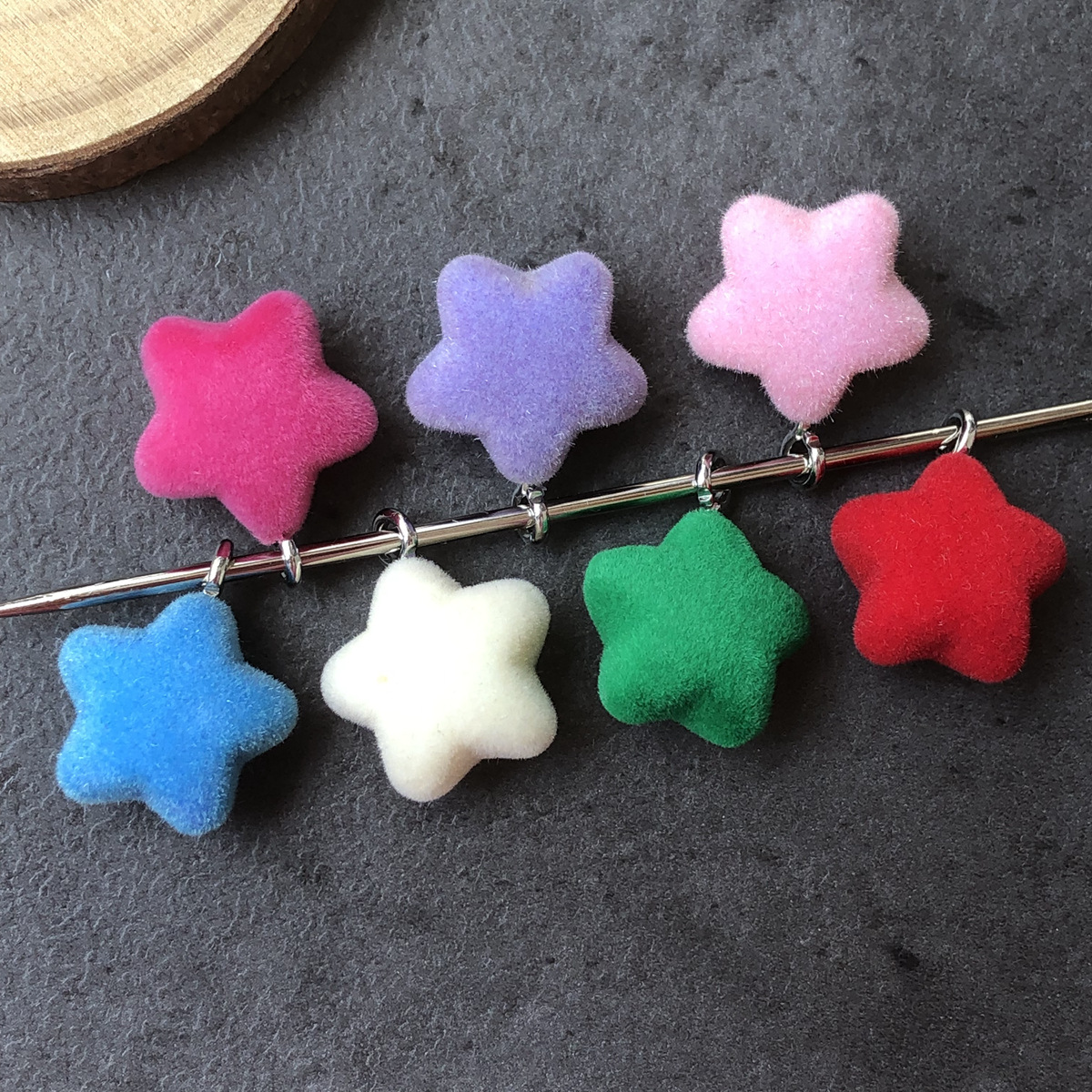 30g Weight Pendant Jewelry Making Type 15mm Jewelry Making Size DIY Jewelry Accessories Classification 10 PCS/Package Quantity Plastic, Resin Material Pentagram Pattern Casual, Cute, Simple Style Style 10 PCS/Package 15mm Plastic Resin Pentagram Pendant 3
