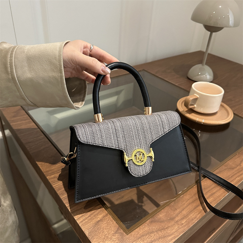 Fashion Printed New Chinese Style Versatile Small Square Bag for Women Casual Personality Texture High-End Retro Style Crossbody Bag
