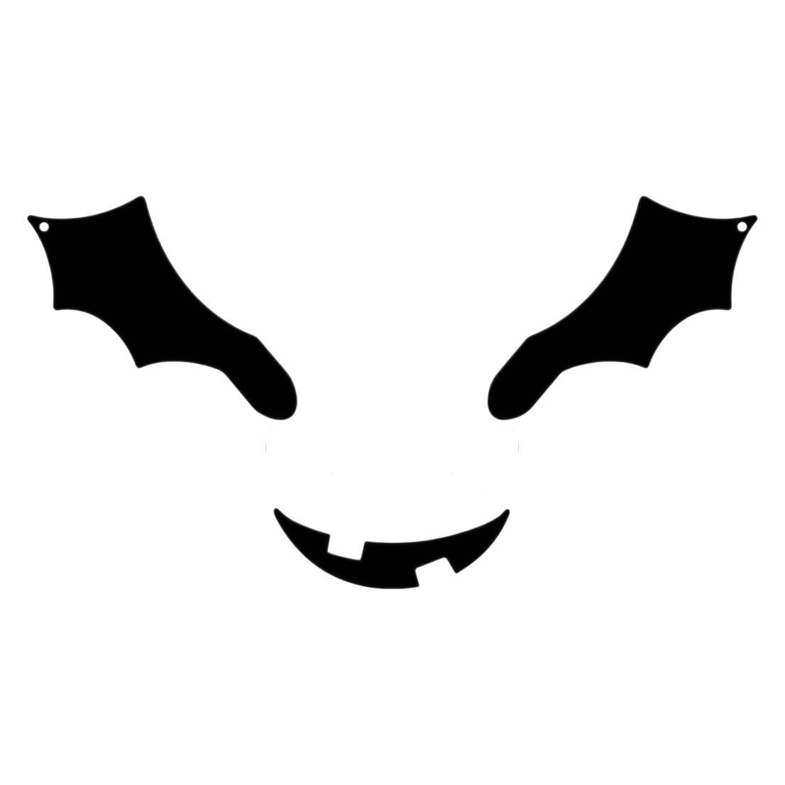 Halloween Decorative Iron Bat Plug-In Can Be Inserted into the Pumpkin. Halloween Party Funny Dress-Up Plug-In Is Now Available