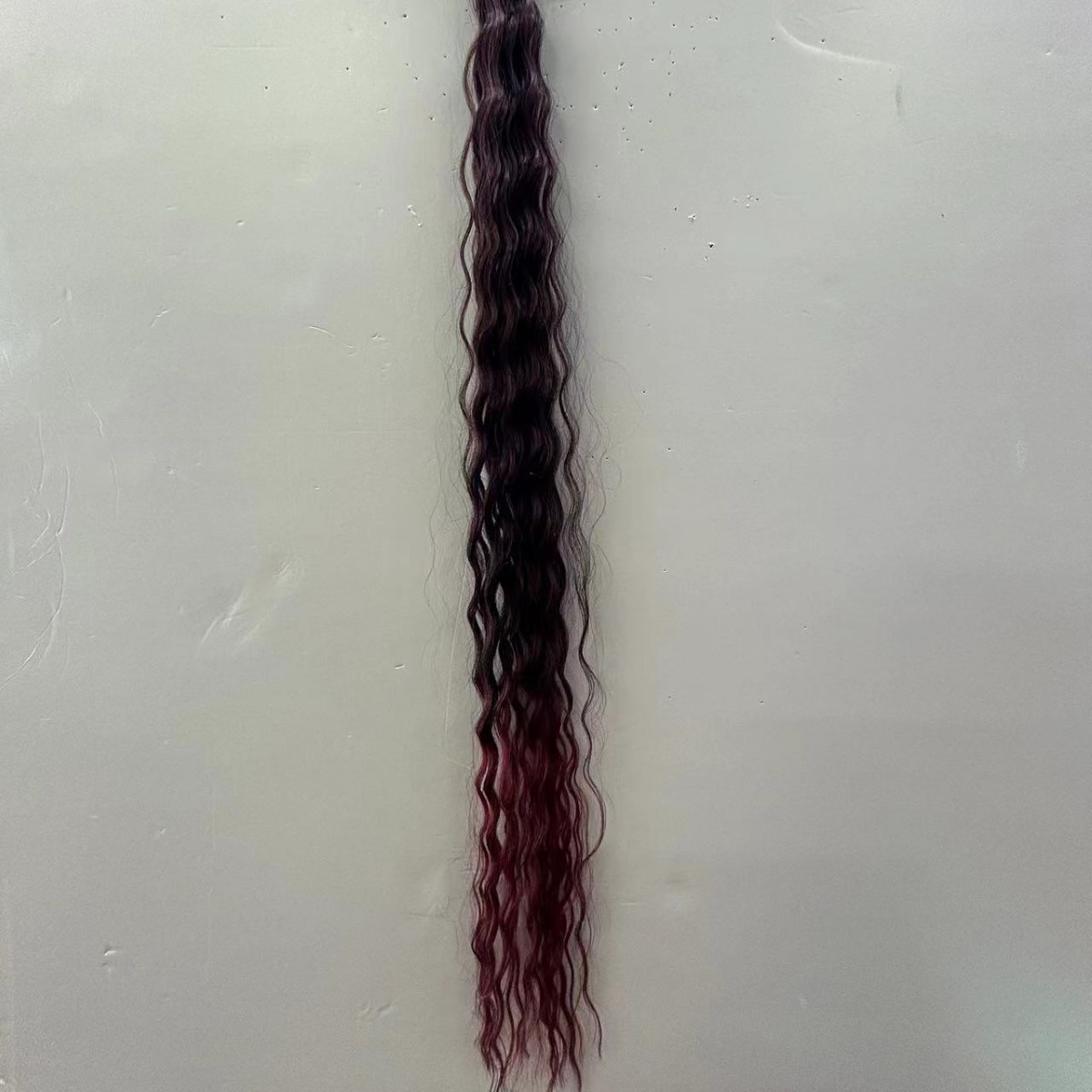 Transfronterizo mayorista damas cola de caballo alargada ondas gradiente de alta gama wig