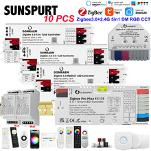 led������zigbeeͿѻ��������������12V��ɫ˫ɫ�߲�rgbcw����24v