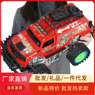 Internet famous large inertia off-road vehicle children's anti-fall toy children's boy model car wholesale stall hot sale