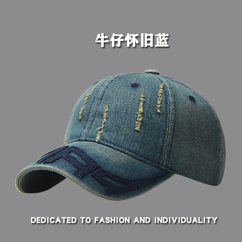 Primavera, verano, otoño, sombrero de vaquero, letras nuevas sombreras de béisbol lavadas, sombreros retro, sombreros deportivos casuales, sombreros de sombrero solar