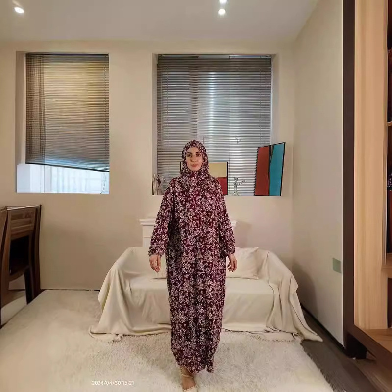 Women's Traditional Scarf Clothing, Comfortable and Breathable African Print Robe