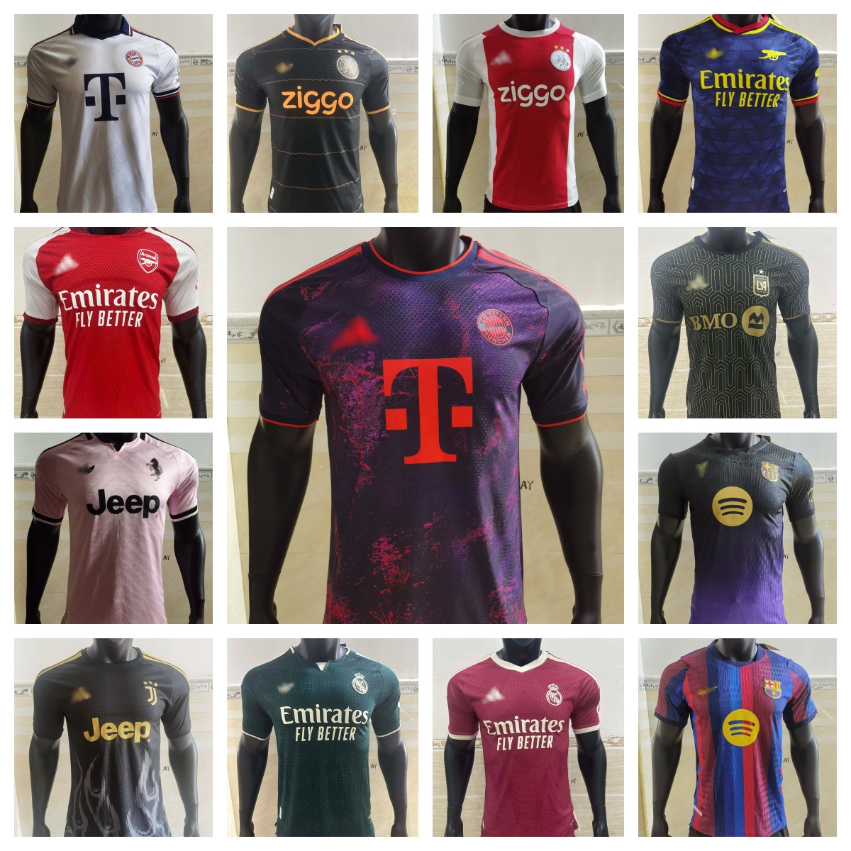 2627 new popular club player version soccer jersey, short-sleeved, direct from the manufacturer, wholesale starting from one piece