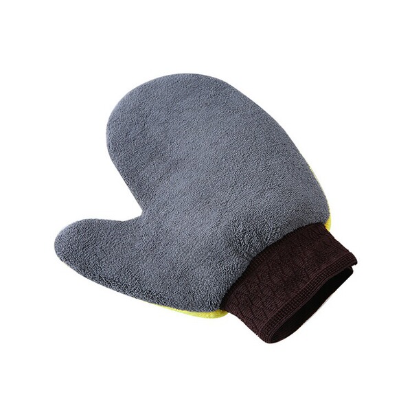 Harmless non-slip waterproof coral double-sided winter gloves