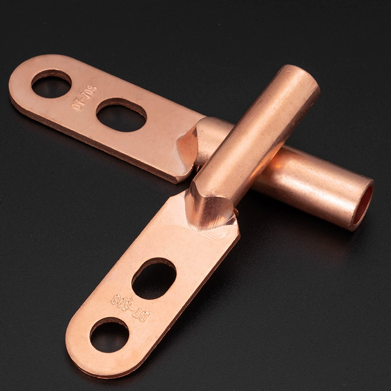 DT dual -hole copper nose DTS copper -blocking two -eyed copper terminal national standard thickness wiring terminal