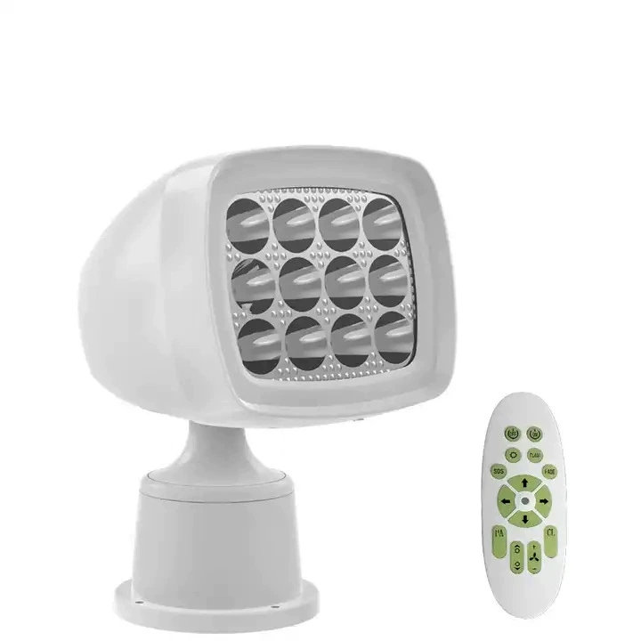 Yacht, rotating spotlight, LED lights, remote control, 36W