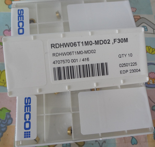 瑞典山高刀片RDKW10T3M0T-MD06 F40M铣刀片 圆刀片