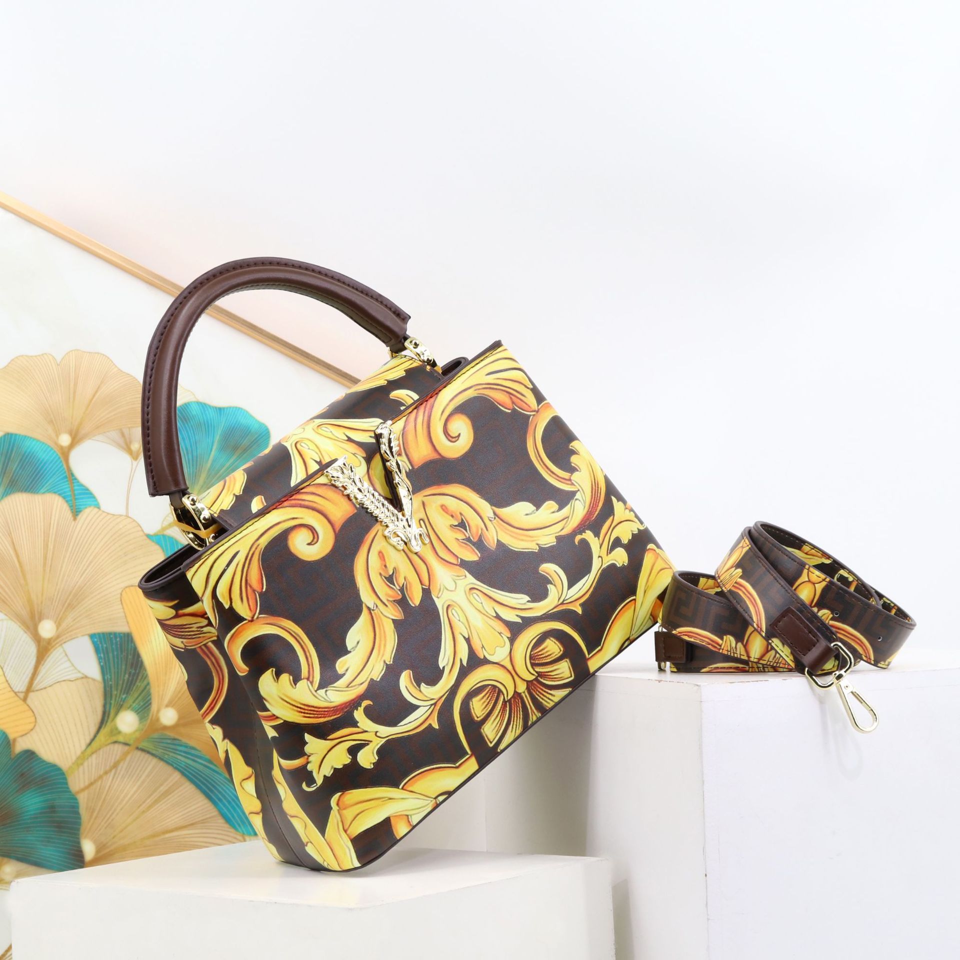 Women's bag portable crossbody printed bag high quality women's bag_voghion.com