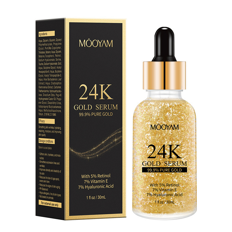 24k金箔フェイシャルエッセンス30ml次元レチノール抗シワ引き締めエッセンスゴールドヒアルロン酸プリプレートエッセンス|undefined