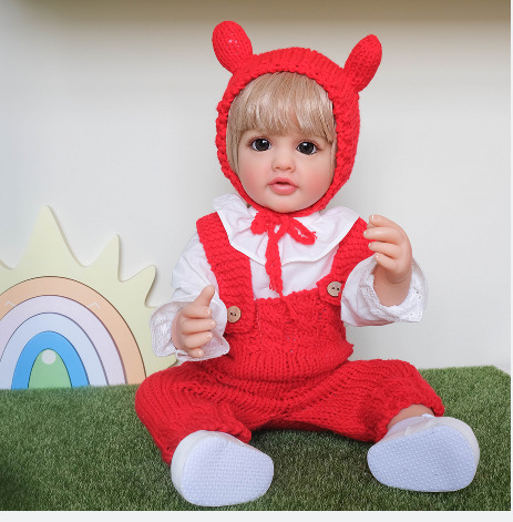 NPK bienes genuinos 55cm pegamento completo simulación muñeca Betty image 6