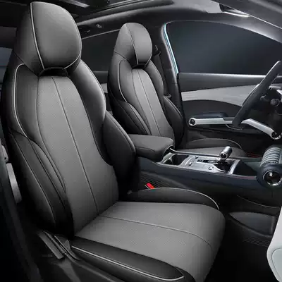 BYD Qin PLUS Special Car Seat Cover Four Seasons General New Full Cushion Leather Seat Cover (Modelə uyğun (Original) oturacaq örtükləri) - rock-climbing-gray-standard-edition-note-the-model-year-rear-half-package
