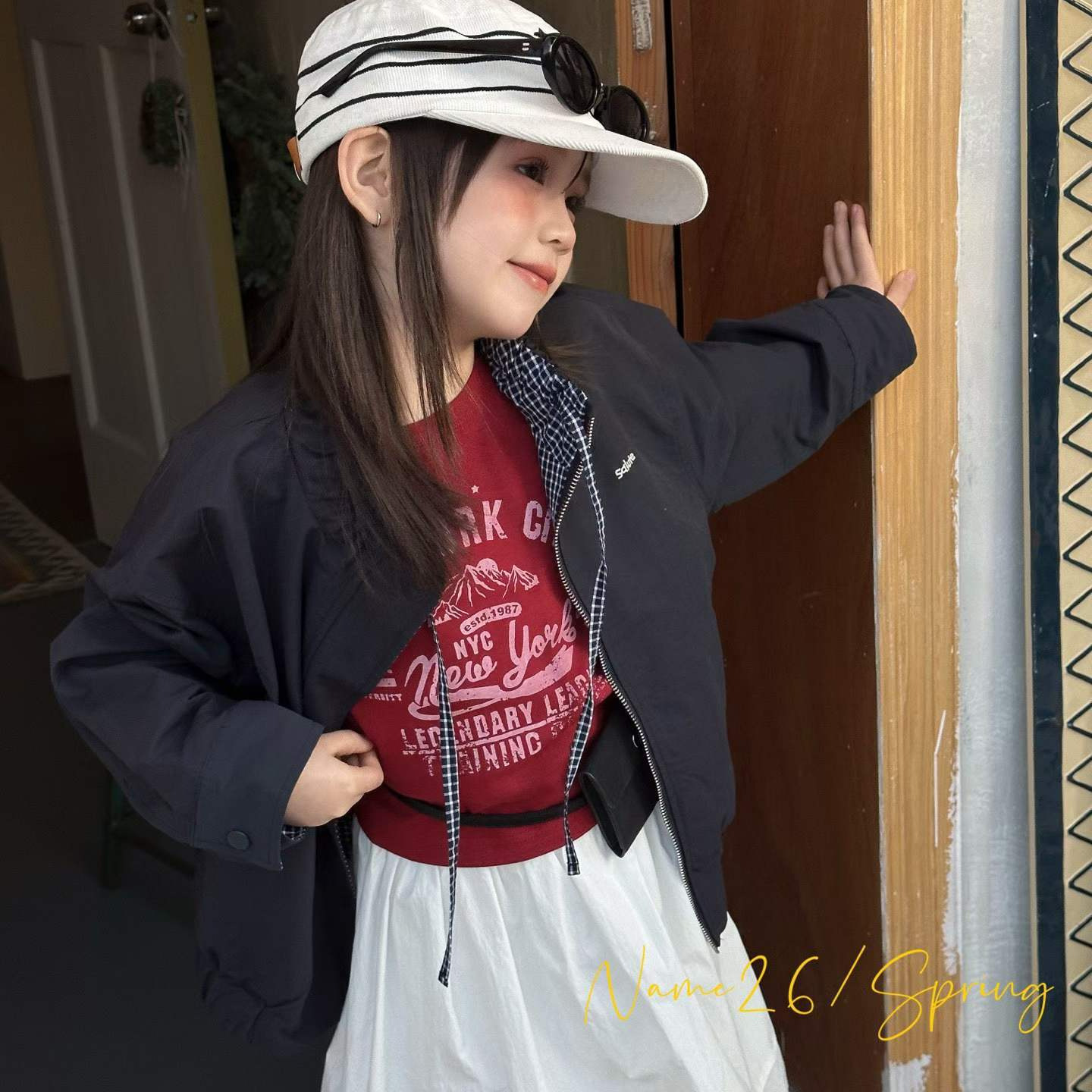 明希童装NM2026年秋季新款童外套儿童双面穿外衣卡通米奇批发春新