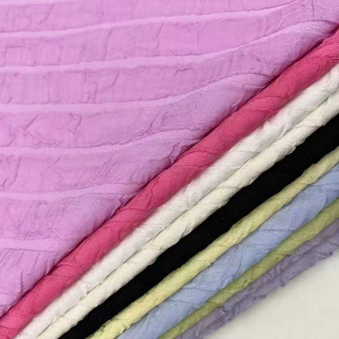 现货批发提花条子面料  西装套装连衣裙服饰diy