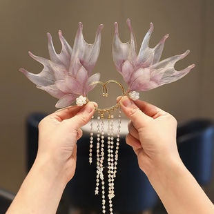 Mermaid Princess Ear Hanging Jiaoren Hanfu Accessories Hair Accessories Elf Ear Hook Fairy Ear Hanging